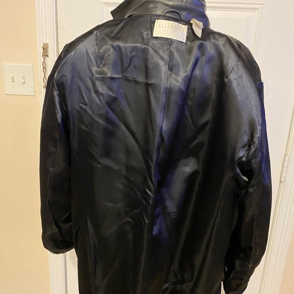 Vintage lamb skin LIZ CLAIBORNE  dark brown excellent condition jacket - Picture 6 of 8